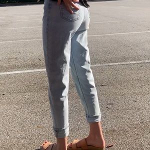 H&M high waisted mom jeans!